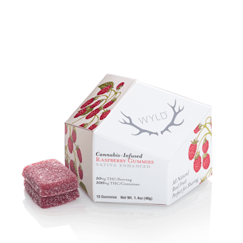 Gummy - Sativa - Raspberry - 10 Gummies